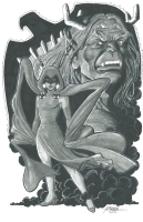Raven and Trigon by George Perez, Comic Art